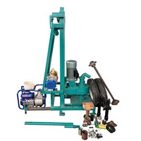Foreuse électrique portable pour puits d'eau 220V 3KW, profondeur max. 100m, machine de forage pour usage agricole