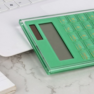 HUISEN Trợ Lý Học Tập Văn Phòng Máy Tính Khoa Học Năng Lượng Mặt Trời Acrylic Màu Xanh Lá Cây/Vàng/Hồng/Bạc/Xanh Dương - Product Image 4