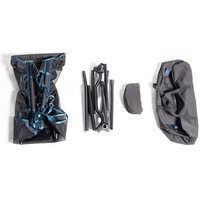 Chaise de camping hamac chaise à bascule pliante chaise pivotante à dossier réglable portable avec porte-gobelet pour l'extérieur