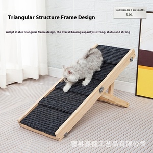<span class=keywords><strong>Escalera</strong></span> Plegable Portátil de Madera para Mascotas, Rampa de Madera para Perros - Product Image 3