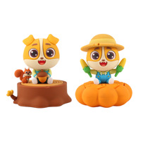 Figurine personnalisée en vinyle souple PVC, statue décorative de dessin animé, tampon créatif en résine