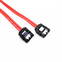 Cable plano corto personalizado, Sata de 7 pines para disco duro Serial ATA, Cable paralelo doble, Cable de alimentación Sata HDD