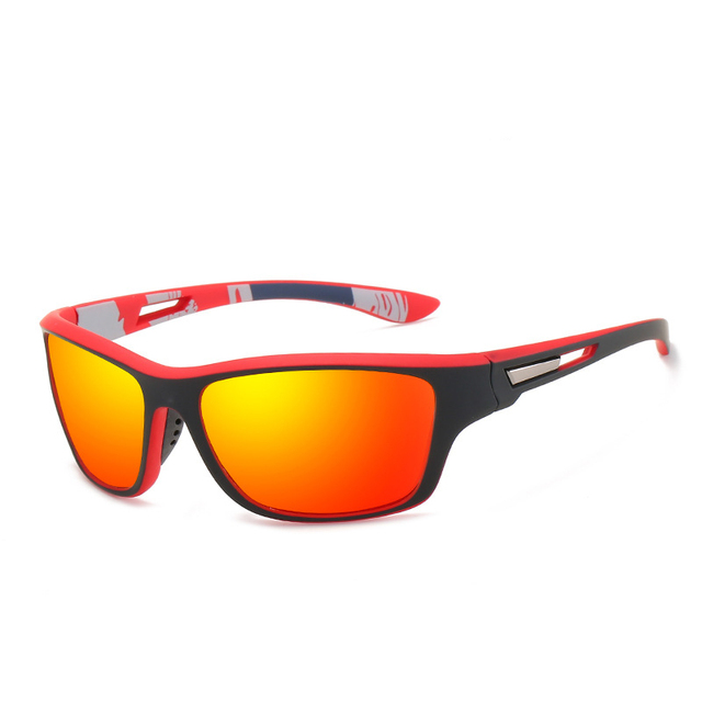 Wholesale Fashion Customized Polarized Sunglasses High Quality Mirror Lens Sports Sunglasses Light Weight PC Anti-Radiation