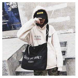 Chất Lượng Cao Tùy Chỉnh Logo Đôi Xử Lý Canvas Cotton <span class=keywords><strong>Tote</strong></span> Túi Mua Sắm Với Vai Dài - Product Image 3