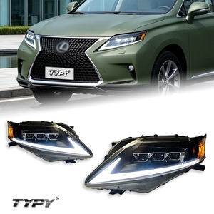 ชุดไฟหน้า TYPY สำหรับ Lexus RX ปี 2009-2011 อัพเกรดเลนส์โปรเจคเตอร์เลเซอร์ 12V พร้อมไฟ LED Daytime Running Lights และไฟเลี้ยวแบบไหล - Product Image 1