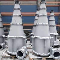 De la Chine fournisseur séparateur de minéraux industriels Desander pour l'état de l'exploitation minière du minerai nouvelle doublure en céramique à haute teneur en alumine hydrocyclone