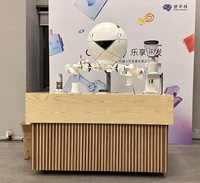 Robot intelligent pour la préparation du café avec vision IA et bras robotique pour la préparation automatique du café, l'art latte et les boissons