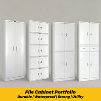 Armoire de rangement thermolaquée à 15 portes en acier, casier métallique pour dossiers, idéal pour bureau, école, salle de sport, vestiaire, personnel, vêtements de travail, mobilier