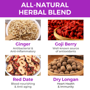 Equilibrio hormonal de soporte de etiqueta privada OEM, contiene dátiles rojos de azufaifo, té de recuperación posparto de bayas de Goji - Product Image 2