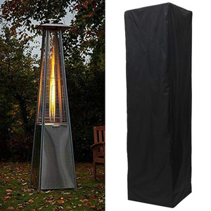 Housse de protection pour chauffage de terrasse extérieur, imperméable, en polyester noir, rectangulaire, pour lampe chauffante, protection contre la poussière - Product Image 4