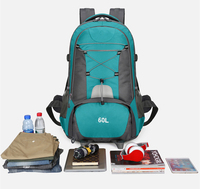 Sac à dos décontracté de haute qualité, durable, imperméable, personnalisé avec logo de gym, pour le sport, la randonnée, la montagne, les voyages, léger, design simple