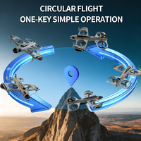 KY103 Avión de Control Remoto con Rotación de 360°, Aterrizaje con una Sola Tecla, Vuelo Estacionario, Mini Aeronave Ultraligera, Modelo de Dron RC
