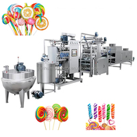 Ligne de production de bonbons entièrement automatique de grande capacité pour la confection de caramel traitement des éclairs de lait