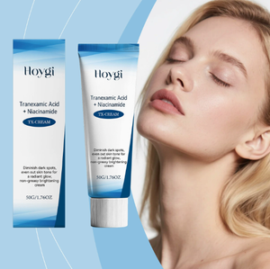 Crème éclaircissante pour la peau, texture légère, facile à absorber, hydratante et illuminatrice, crème de soin quotidienne pour le visage. - Product Image 2