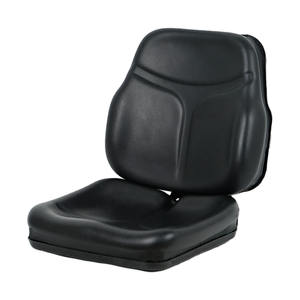 KL Asiento de suspensión ergonómico de alta calidad Conductores de montacargas Uso industrial PVC/Tela Negro 1 año Piezas de maquinaria agrícola - Product Image 1