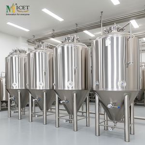 Cuve <span class=keywords><strong>de</strong></span> Fermentation Conique en Acier Inoxydable 304 <span class=keywords><strong>de</strong></span> 500L pour Brasserie, Cidrière et Fermeurie - Product Image 1