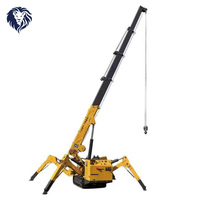 Mini-grue araignée hydraulique 5 tonnes, directement de l'usine, pour levage dans les espaces étroits intérieurs