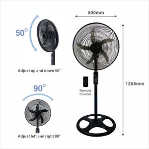 Factory Wholesale CKD/SKD Standing <b>Remote</b> <b>Control</b> Silent Industrial Strength Cooling Pedestal Floor Stand <b>Fan</b> Key Featur - Product Image 3