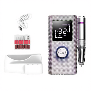 Lime à ongles rechargeable 45000 tr/min, lime <span class=keywords><strong>électrique</strong></span> professionnelle sans fil, <span class=keywords><strong>kit</strong></span> de <span class=keywords><strong>manucure</strong></span> portable pour salon et maison - Product Image 1