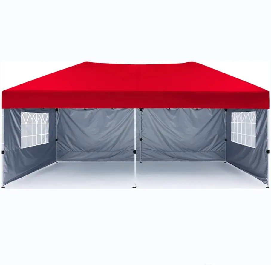 Сверхмощная беседка портативная большая металлическая рама складная палатка Кемпинг Торговая выставка палатки