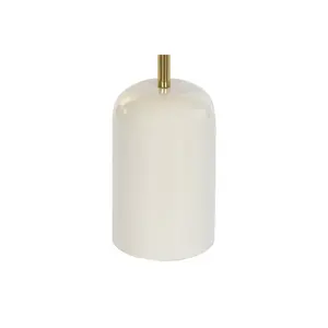 Table d'appoint en fer et cuir 40x40x56cm avec poignée laquée - Product Image 2