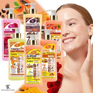 Lotion Offre Spéciale curcuma <span class=keywords><strong>carotte</strong></span> amande 1000ml Super blanchissant crème de soin de la peau hydratant nourrissant vitamine C Lotion pour le corps - Product Image 1