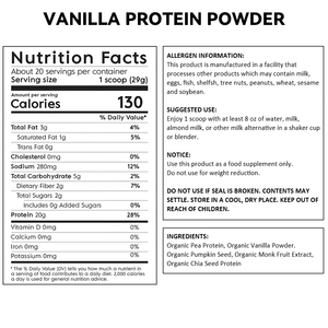 Bột Protein Thực Vật Hữu Cơ LIFEWORTH 21G, Dành Cho Thể Thao, Không Đường, Tan Trong Nước, Hương Vani - Product Image 5