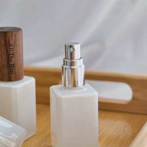 Flacone Spray <span class=keywords><strong>per</strong></span> Profumo Portatile in Vetro Sfumato Bianco da 13ml con Tappo in Noce, Ricaricabile, <span class=keywords><strong>per</strong></span> Viaggi - Product Image 5