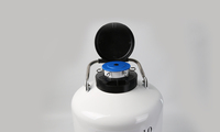 Réservoir d'azote liquide de 10 litres avec le stockage portatif de sperme de réservoir d'azote de la capacité 10L