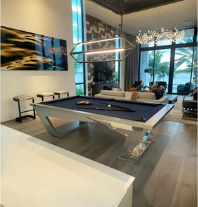 2026 New Style Low Price Modern Billiards Table Standard Size 7ft 8ft 9ft Slate Bed Professional Pool for Home DZ Luxury Style E - Product Image 5