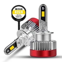 Nouvelle ampoule LED transfrontalière Yuesheng série D en forme de U D1S/D2S/D3S/D4S/D8S 110W 12000 Lumens 12V 6000K pour mise à niveau de phares