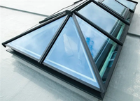Fenêtre de toit télescopique électrique avec pare-soleil et pare-pluie, toit-terrasse rétractable, panneau de verre trempé coulissant