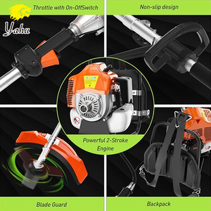40-5 2 đột quỵ Weed Eater gas powered, xách tay Ba lô gas Máy cắt cỏ gas bàn chải cắt - Product Image 4
