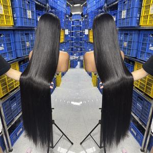 Cheveux vietnamiens bruts Super Double Drawn Bone Straight Lace Front Perruques Haute Qualité Single Drawn Perruques de Cheveux Humains pour les Femmes Noires - Product Image 4