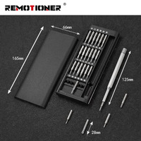 Kit de Tournevis 24-en-1 Multifonctionnel avec Embouts Magnétiques – Jeu de Tournevis de Précision pour Réparation d'Ordinateurs et Outils Domestiques