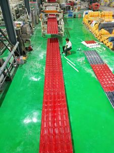 대나무 모양 내열성 PVC 지붕 타일 호텔용 평지붕 타일 몰드 - Product Image 2