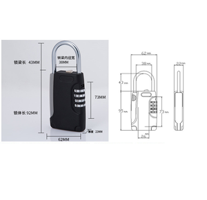 Boîte de sécurité YH2130 avec manille, <span class=keywords><strong>cadenas</strong></span> <span class=keywords><strong>à</strong></span> accrocher, coffre-fort <span class=keywords><strong>à</strong></span> <span class=keywords><strong>clé</strong></span> avec <span class=keywords><strong>code</strong></span> numérique, rangement de clés, cartes <span class=keywords><strong>ou</strong></span> petits objets de valeur - Product Image 3