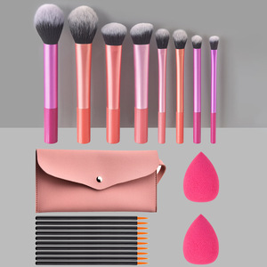 Beauty Travel Fantasy Mini juego de <span class=keywords><strong>brochas</strong></span> de <span class=keywords><strong>maquillaje</strong></span> de 10 piezas <span class=keywords><strong>para</strong></span> sombra de ojos, corrector de contorno resaltado, incluye brocha de afeitar - Product Image 6