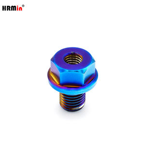 HRMin M12 * 1,5 мм винтовой легкий и высокопрочный титановый сплав Gr.5 Ti-6Al-4V автомобильное масло сливная пробка с магнитом - Product Image 5