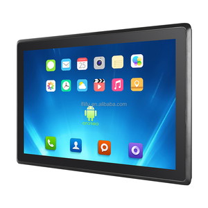 19 inch tất cả trong một máy tính bảng điều khiển cảm ứng PC công nghiệp không thấm nước không quạt Bảng điều khiển công nghiệp PC gồ ghề mở khung màn hình cảm ứng - Product Image 1