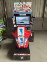Machine de jeu vidéo de course automobile 32 Outrun à monnayeur pour divertissement intérieur, simulateur d'arcade de conduite, à vendre