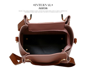 Bolso de Hombro de Moda para Mujer, Juego de 4 Piezas con Cierre de Cremallera, Estilo Preppy, Sudamérica, Norteamérica, Medio Oriente, África, Oceania - Product Image 4
