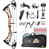 TOPOINT AECHERY Acuity 33 arc à poulies arc de chasse et flèche paquet Delux Kits d'arc de tir à l'arc CNC Riser USA Gordon Limb BCY String