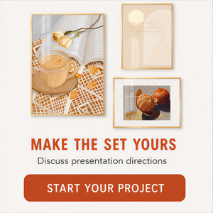 Set di Stampe d'Arte Murale in Vetro e Alluminio con Tema Tazza di Caffè per Cucina, Caffetteria, Sala da Pranzo, Interni Caldi e Neutri - Product Image 6