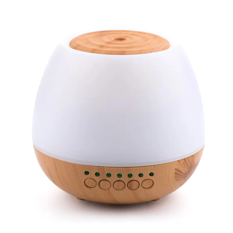 स्प्रे विसारक लकड़ी अनाज यूएसबी humidifier रंगीन रात को प्रकाश atomization आवश्यक तेल खुशबू ऑडियो