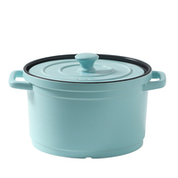 Casserole en céramique noire sur mesure, plusieurs couleurs au choix, ensemble de casseroles