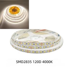 Tira de Luz LED <span class=keywords><strong>2835</strong></span> <span class=keywords><strong>60D</strong></span> 120D 12V 24V de Bajo Voltaje, Cinta de Lámpara Lineal Flexible, 3000K 4000K 6000K 8mm, Iluminación Cálida, Natural y Blanca - Product Image 2