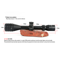 Lunette de visée optique T-EAGLE EO 4-16X44 AOE HK SFP, tube de 25,4 mm, zoom réglable, réticule éclairé, étanche, antichoc, optique d'extérieur