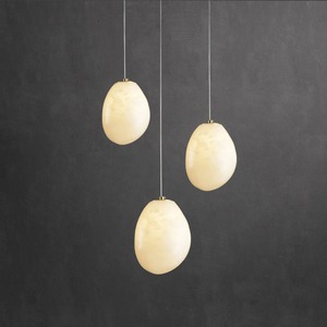 Lustre rétro <span class=keywords><strong>Corniche</strong></span> à 4 lumières en cuivre avec abat-jour en tissu, éclairage intérieur, décoration pour salon et salle à manger - Product Image 2