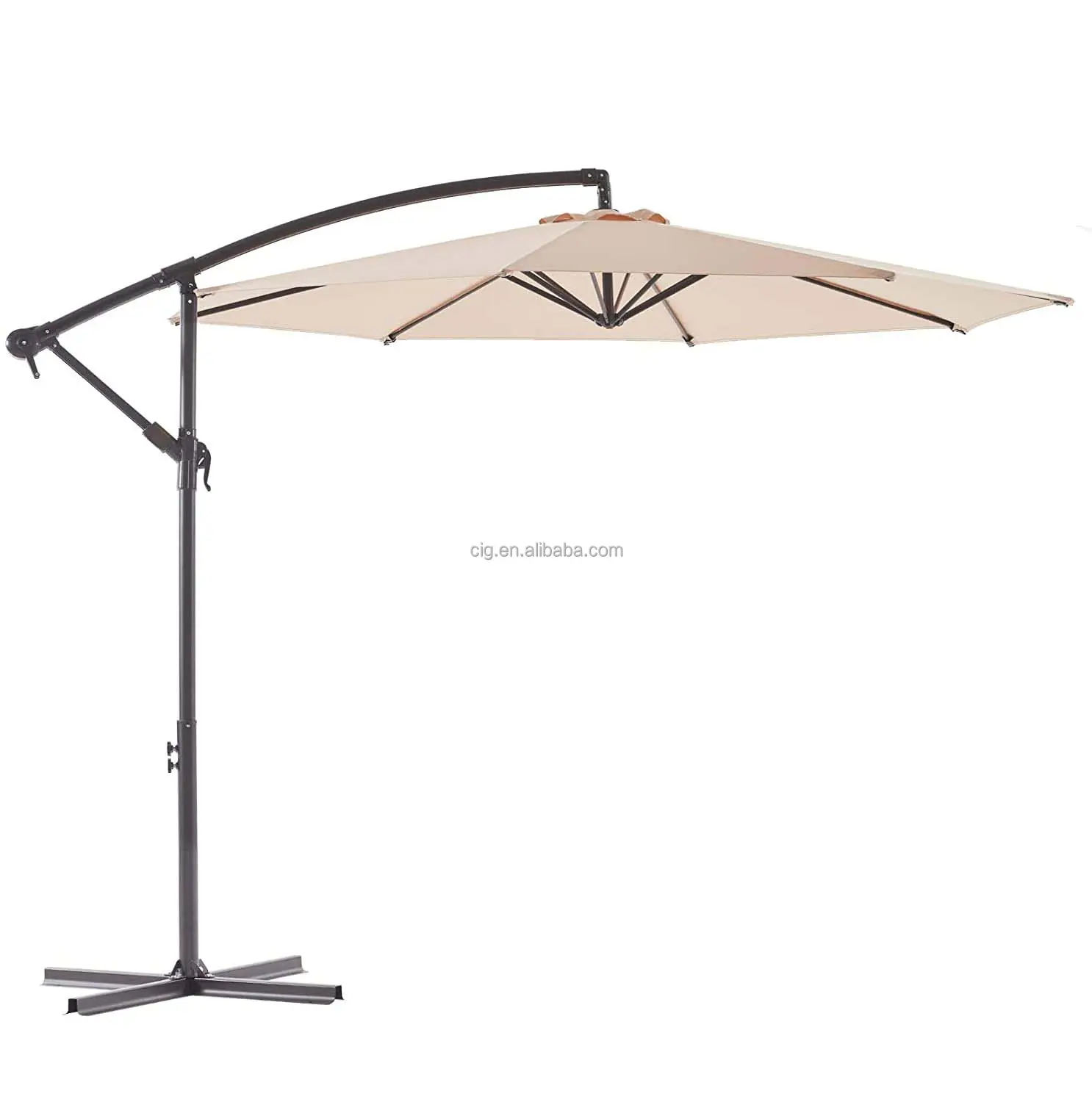 Factory PRICE 3m 8 ribs or 6 ribs luxury foldable patio umbrella and outdoor cantilever parasol